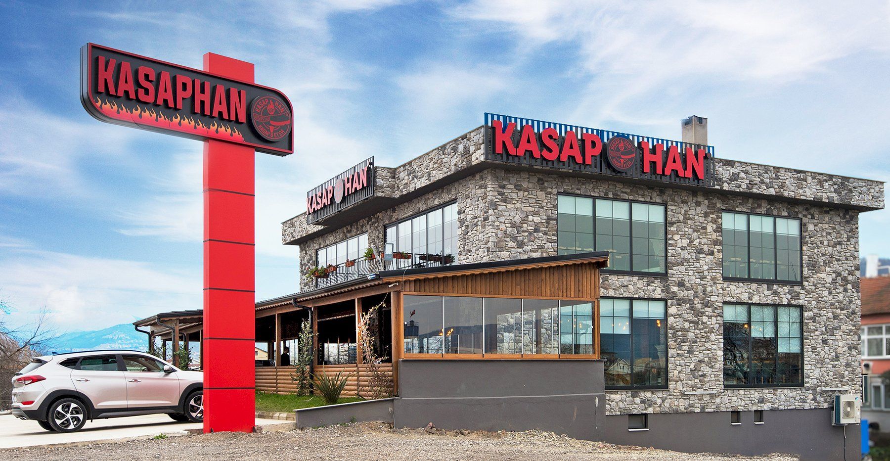 Kurumsal mekan taş kaplama uygulaması 3 - Çeçen Stone